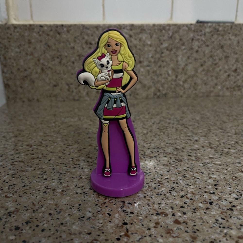 Vintage Barbie Figurine Stamp